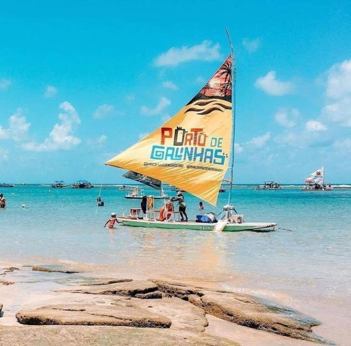 Lindo Apartamento Porto De Galinhas - Ipojuca - Com Churrasqueira E Piscina 外观 照片