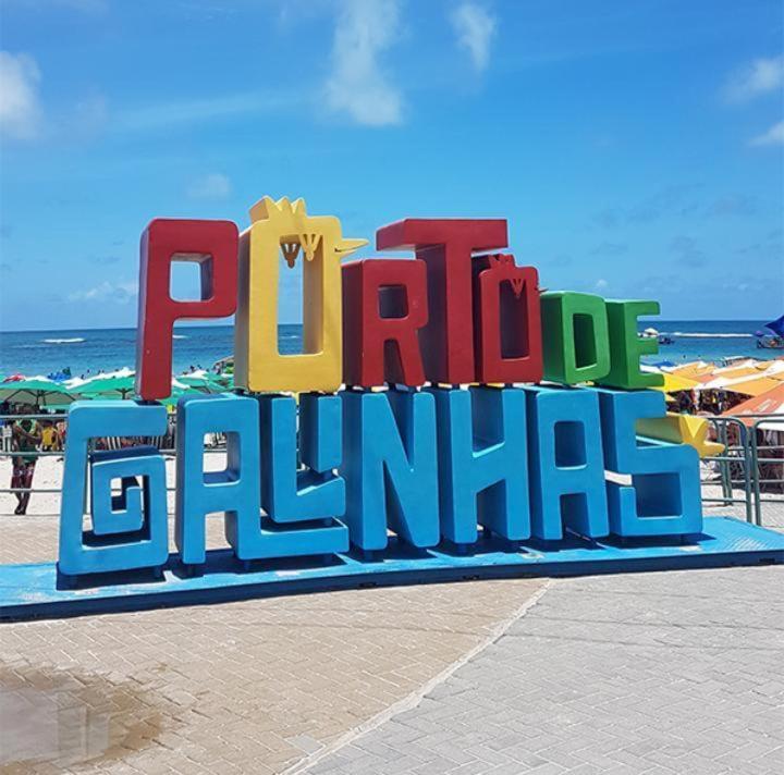 Lindo Apartamento Porto De Galinhas - Ipojuca - Com Churrasqueira E Piscina 外观 照片